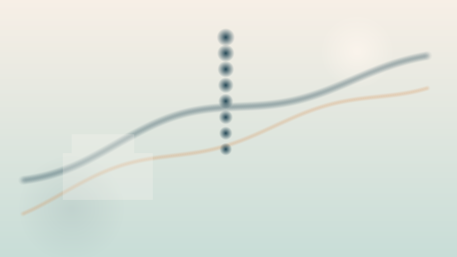 Abstrakte Illustration fuer Rueckenstreckgeraet zuhause mit sanfter Rotation