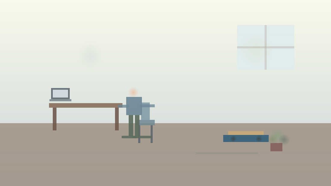 Illustration lifestyle d une routine en trois temps pres d une chaise et d un tapis dans un interieur calme