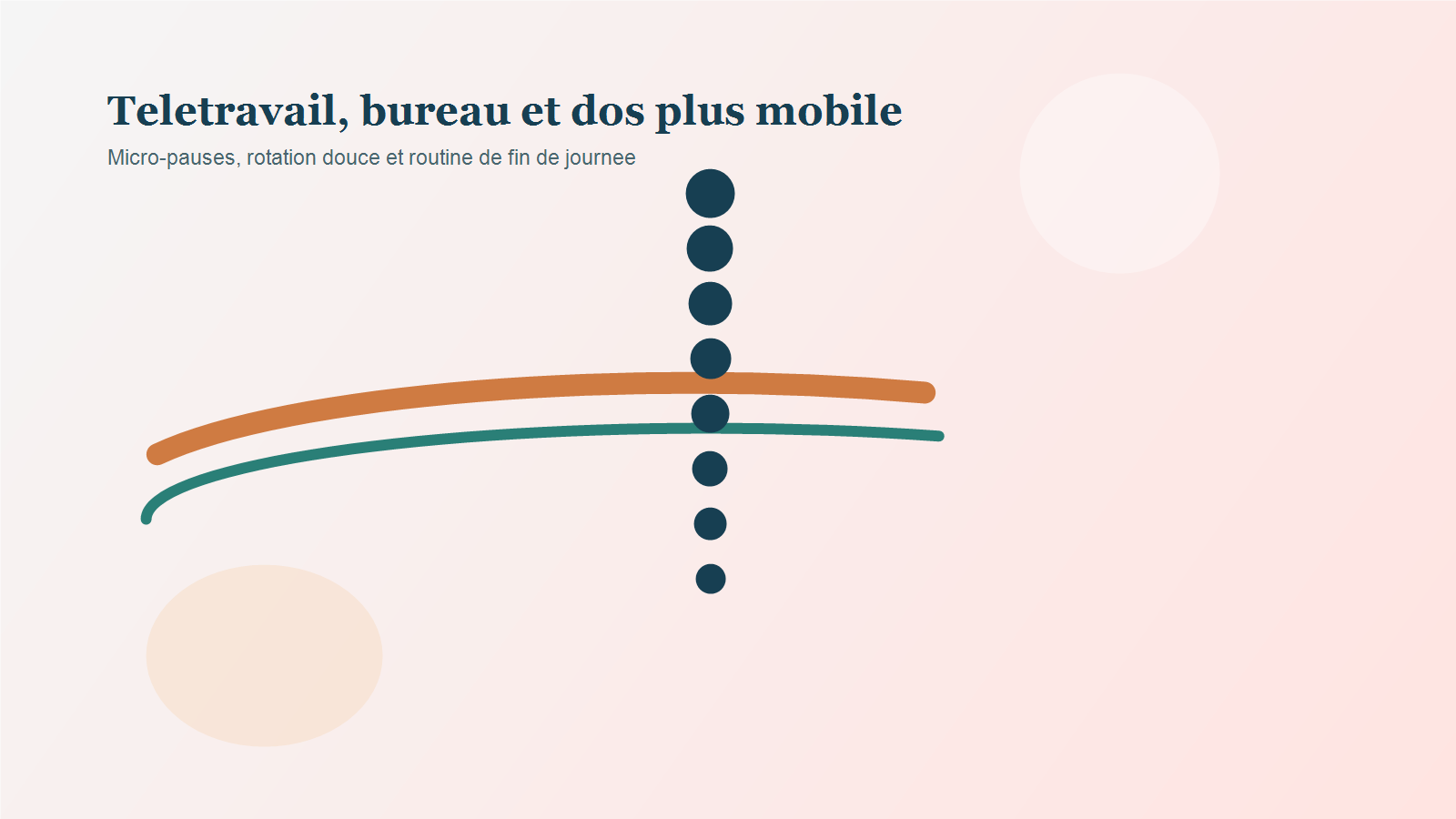 Teletravail mal de dos: 8 mouvements simples pour relancer la journee