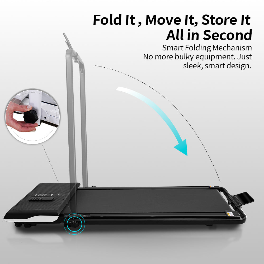 Dual-Mode Fitnesspad Walking Pad und Vibrationsgeraet fuer zuhause Ansicht 6