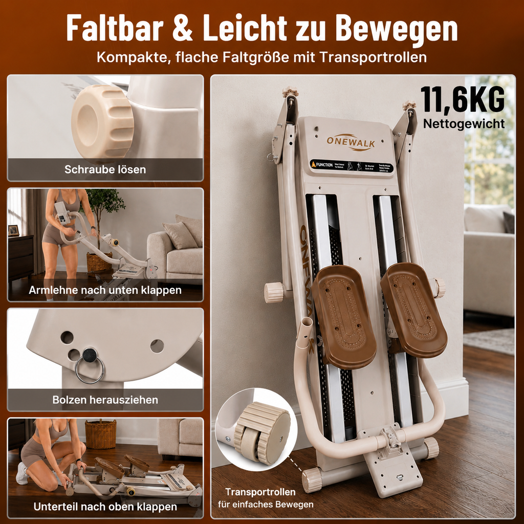 Treppensteiger für intensives Heim-Cardio