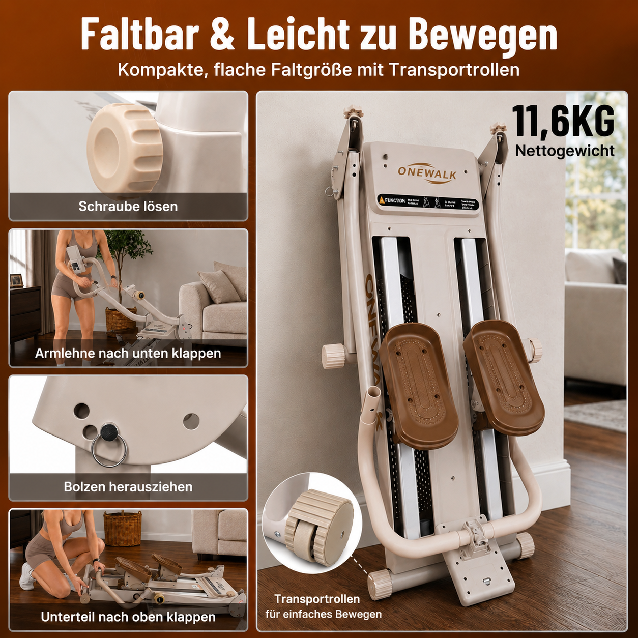 Treppensteiger für intensives Heim-Cardio