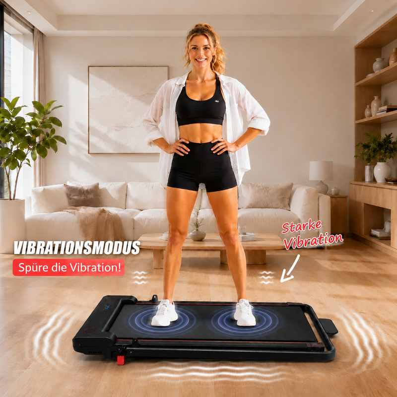 3-in-1 Walking Pad mit Vibrationsmodus