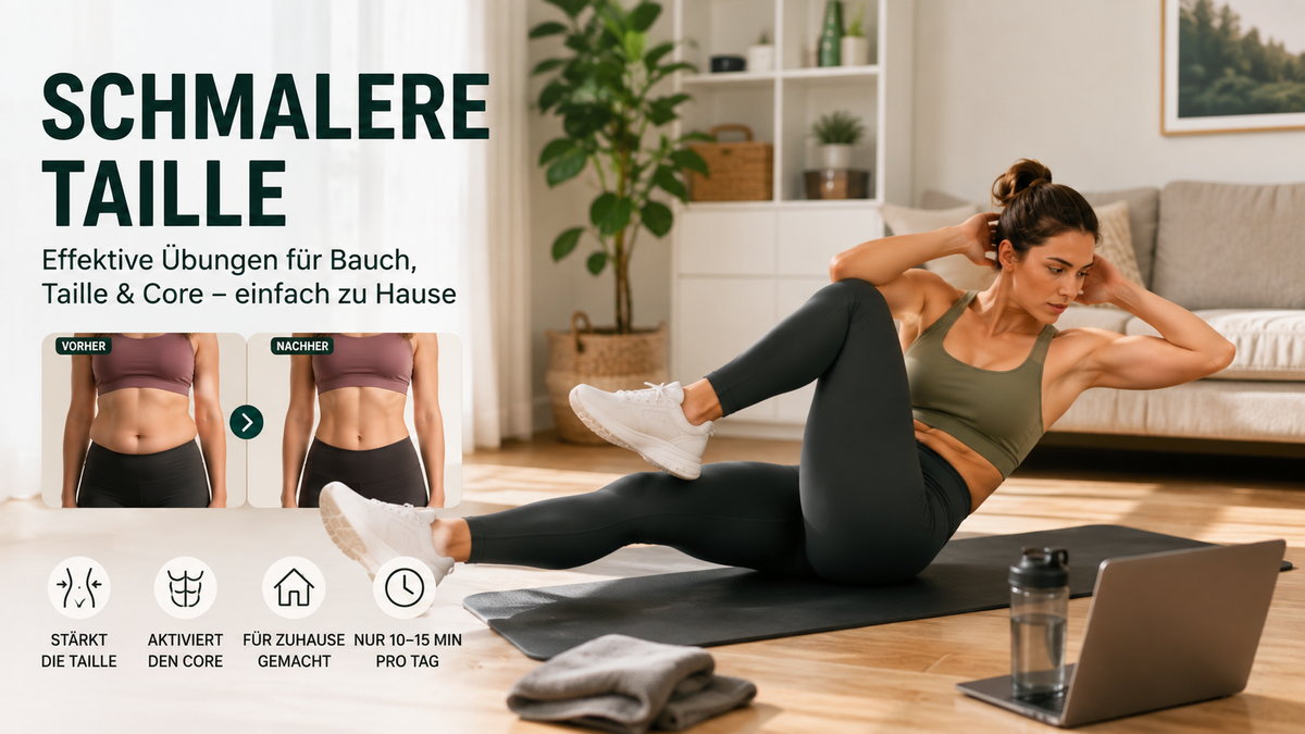 Schmalere Taille: Die besten Übungen für eine definierte Körpermitte