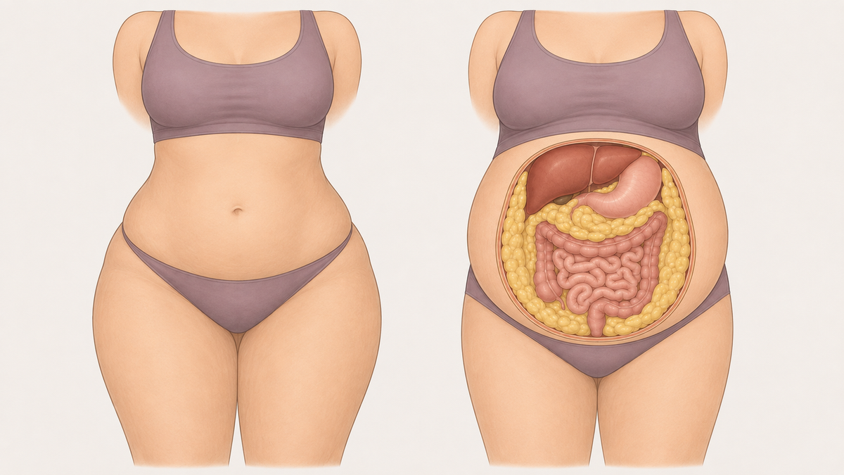 Bauchfett reduzieren in den Wechseljahren: Sanftes Training gegen hormonelle Fetteinlagerung