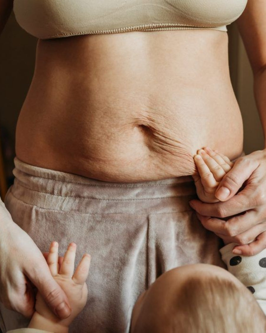 Hängebauch nach der Geburt? Bauch nach Geburt straffen mit dem Twist Crawler